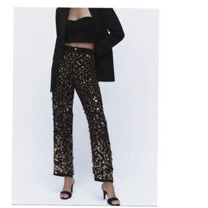 Zara Limited edition sequin trousers